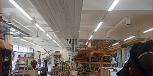 LED lighting for workshops