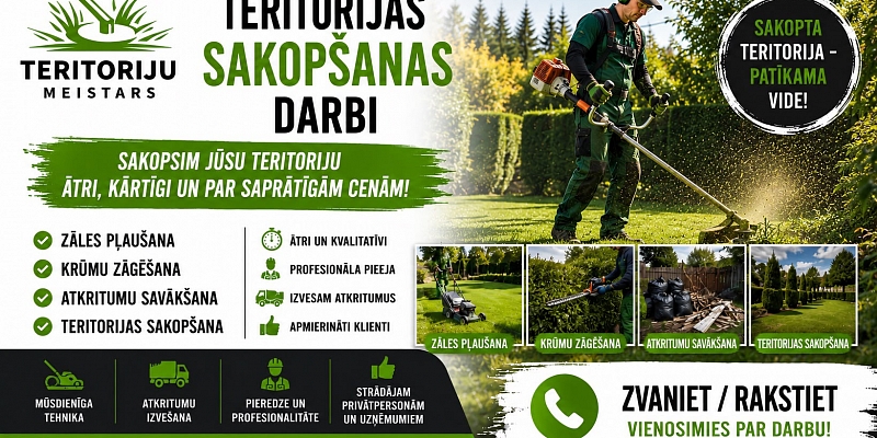 Territory cleaning works