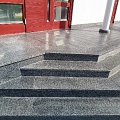 Granite steps and squares