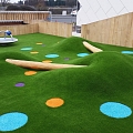 Laying of artificial grass
