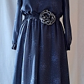Dark blue dress for women