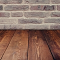 Wooden floorboards