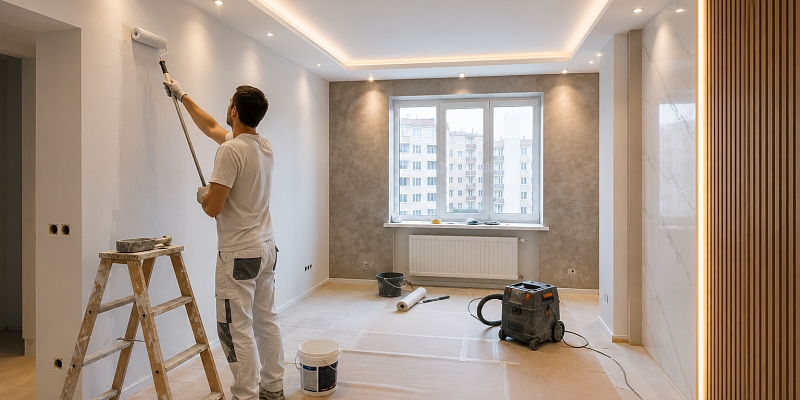 Interior finish works
