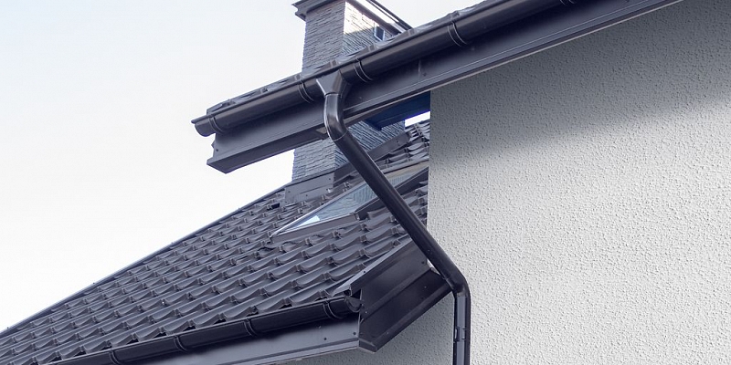 Rain gutter systems - Struga with a 50-year warranty and steel thickness starting from 0, 6mm