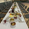 Banquet table setting
