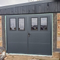 2 hinged gates