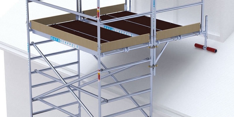 Roof scaffolding