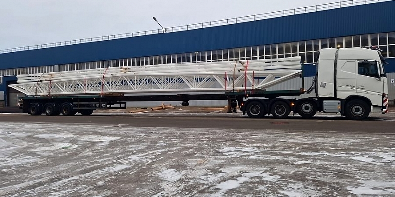 Transportation of metal constructions