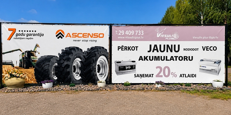 Car spare parts and tire store