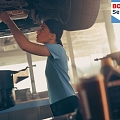Technical inspection of the car's running gear and underbody