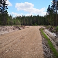 
gravel road construction