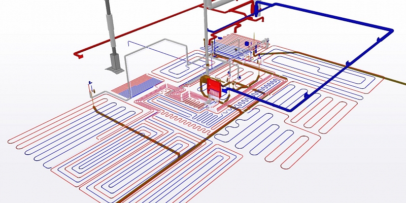 3D inženiertīklu projektēšana