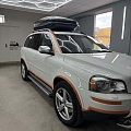 Applying car protective coating to Volvo