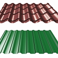 Powder coating of roofing materials