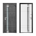 Exterior doors with glass