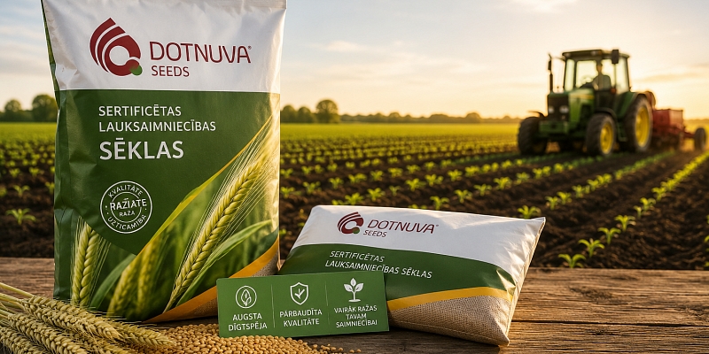Certified agricultural seeds