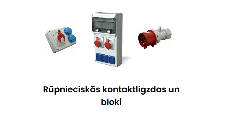 Industrial sockets and blocks