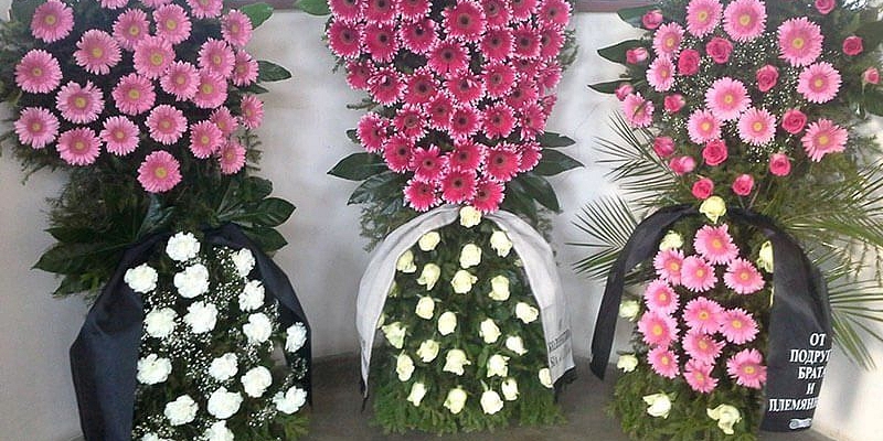Flowers and wreaths