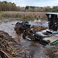 Ūdenstilpju attīrīšana ar amfībijas tehniku