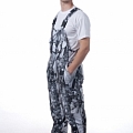 Semi-overalls with warm lining