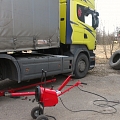 Truck tyres, Marupe, airport