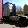 Truck tyre service