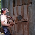 Concrete wall sawing