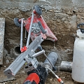 Drilling, drilling in concrete