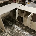 Custom-made furniture.  "GS Fittings"