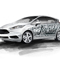 Реклама автомобиля Ford Fiesta