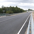 Bridge over Cieceri on the A9 motorway, bridge and road design