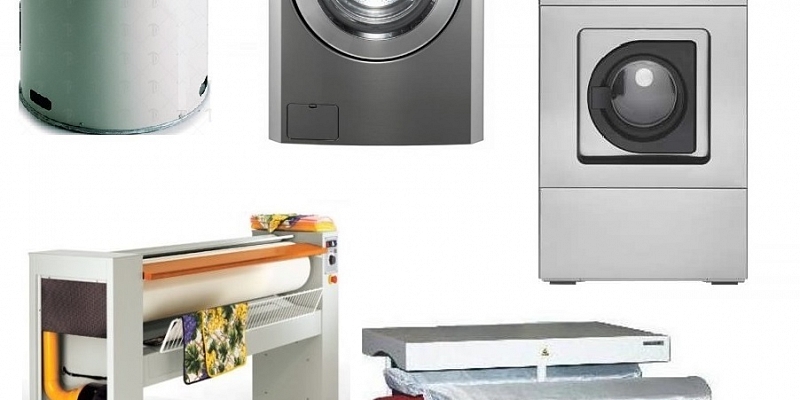 Equipment for laundries