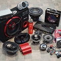 Car acoustics, autotumbas, car speakers, amplifiers, capacitors, sabwooferi, wiring sets, installation kits, tumble wires, bass loudspeakers