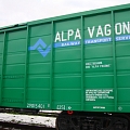 Covered semi-wagons for chip transportation