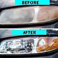 Car headlight polishing
