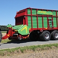 Grass pick-up trailer