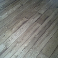 Solid wood floor restoration