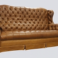 Chesterfield leather sofa HE