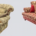 Upholstery before and after