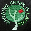 Embroidered logo