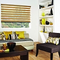 Day-night roller blinds