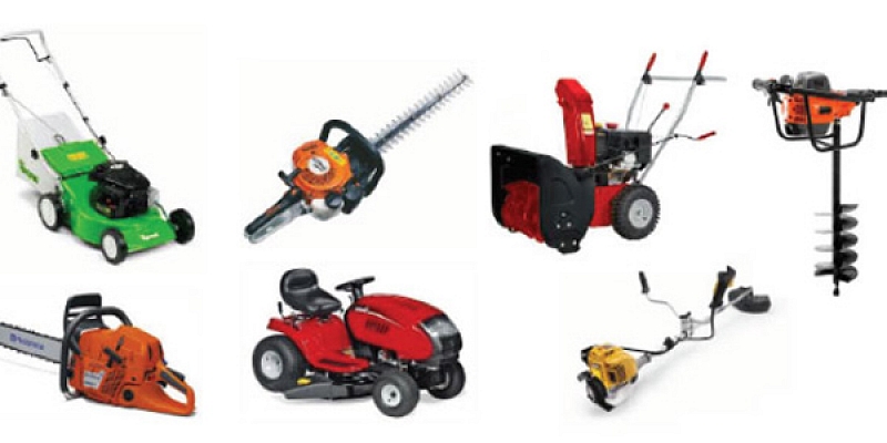 Repair and maintenance of garden machinery