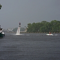 Yacht pier Daugava Riga Latvia