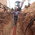 Installation of water pipe, drive construction, assembly, repair works, Zilber Ltd.