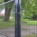 Double gates and pedestrian gates