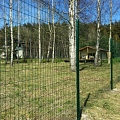 Welded mesh in rolls