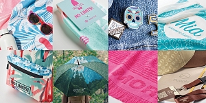 Promotional souvenirs and merch for brand awareness