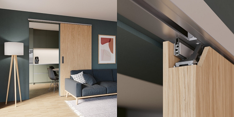 Mechanisms for sliding and folding doors, partitions and facades