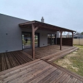 wooden terrace assembly