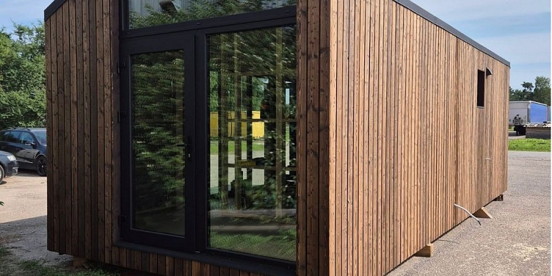 Wooden frame houses